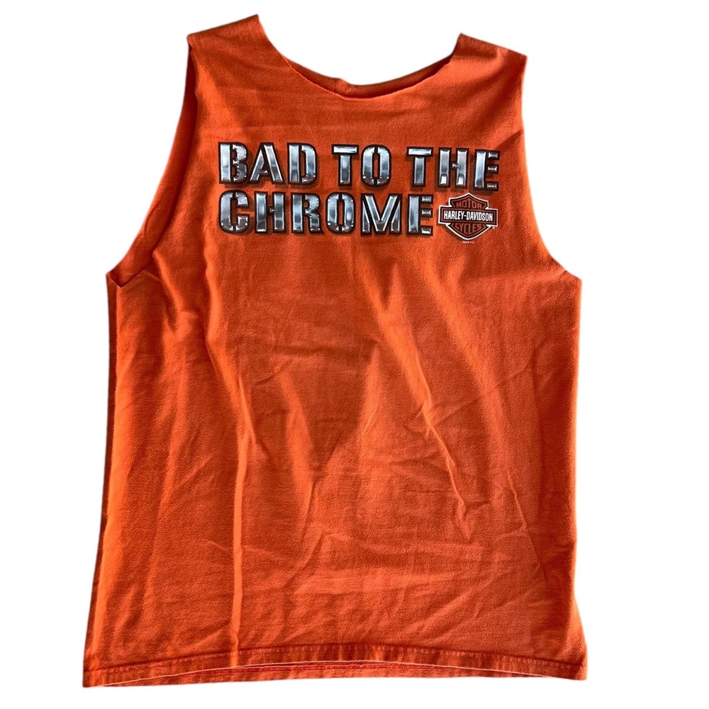Harley-Davidson Bad to the Chrome Las Vegas Tank Top Sleeveless Sz L/XL